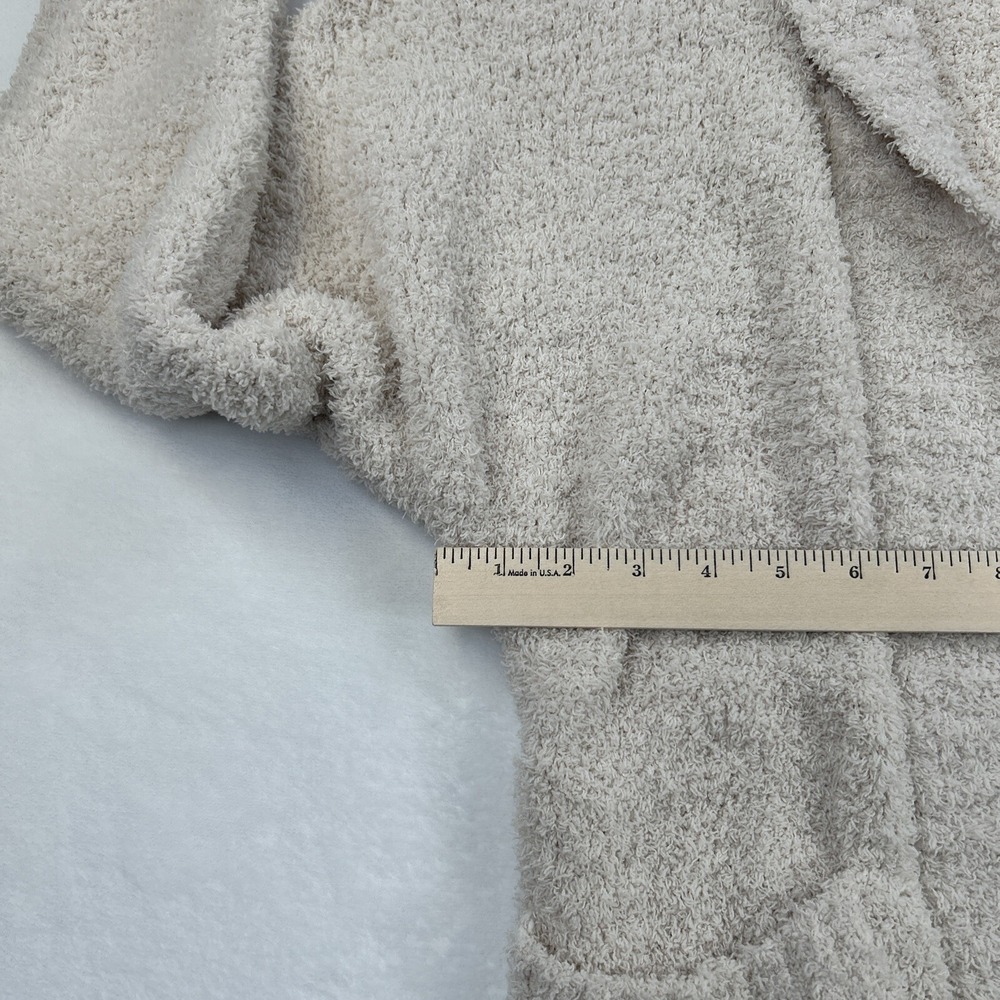 Pink Rose Cardigan Womens Small Brown Tan Beige Open Front Casual Lounge Ladies - Picture 14 of 16